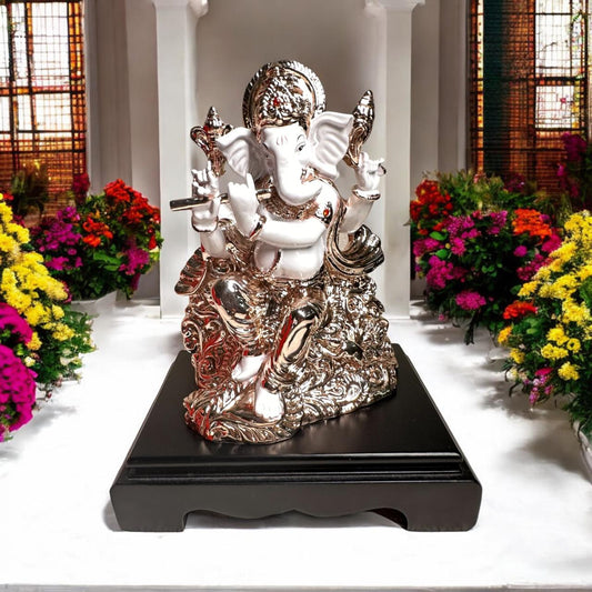 Ganesha - white and rose gold