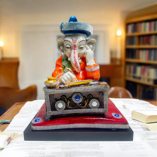 Accounts Ganesha figurine in Poly Resin