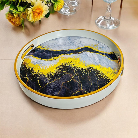 Round Serving Tray - Set of 2