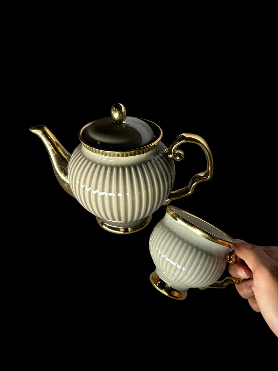 Premium Tea Cup Set with Kettle