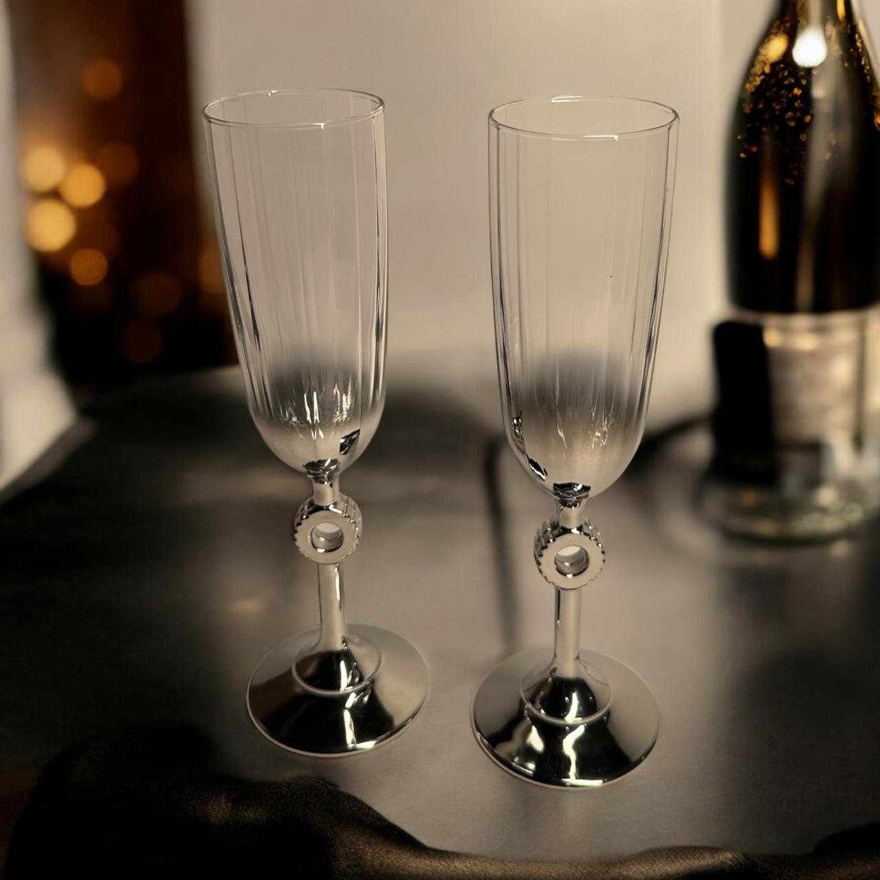 Luxury Fine Dining Champagne Glass (Set of 2)