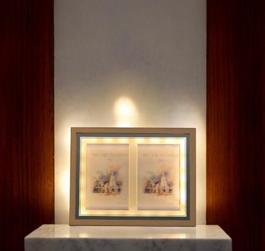 LED Photo Frame - Two Photos